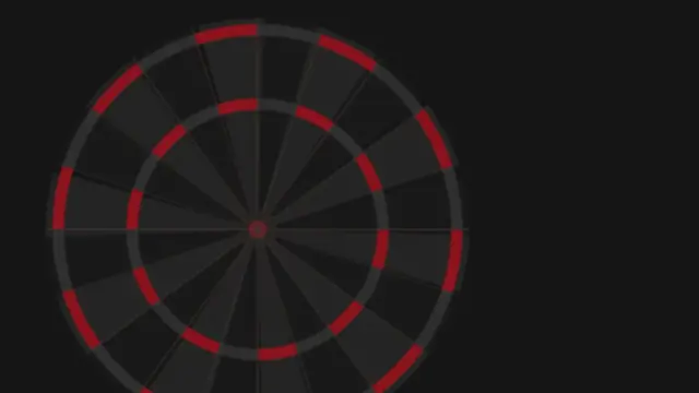 Abstract dartbord, placeholder